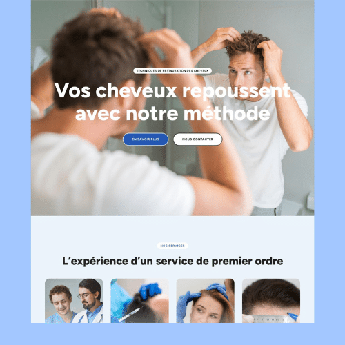 Modèle de site internet pour institut de beauté n°26
