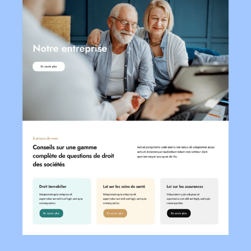 Modèle de site internet pour entreprise n°12