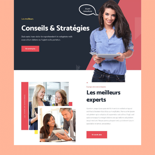 Modèle de site internet pour entreprise n°10