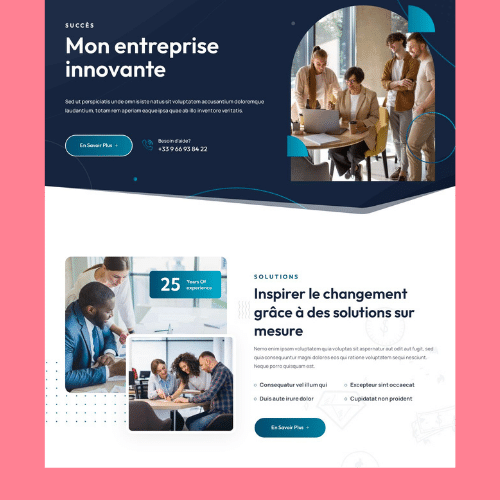 Modèle de site internet pour entreprise n°7
