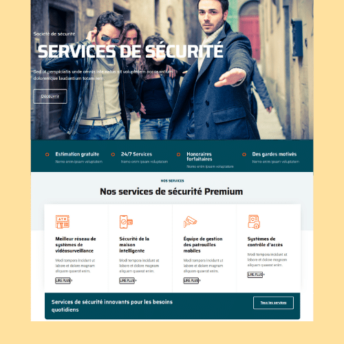 Modèle de site internet pour services à la personne n°10