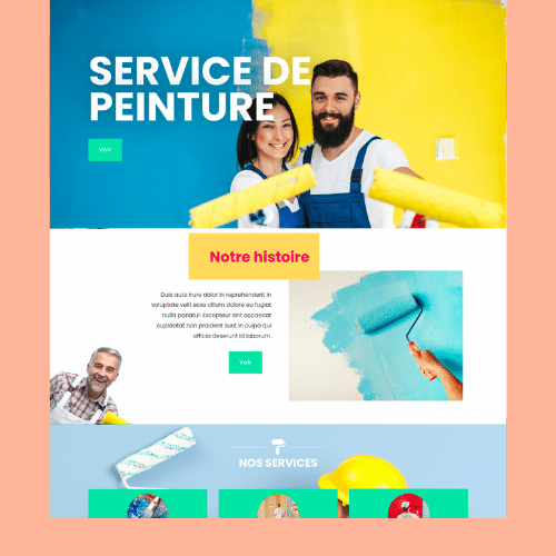 Modèle de site internet pour services à la personne n°11