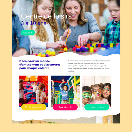 Modèle de site internet pour services à la personne n°31