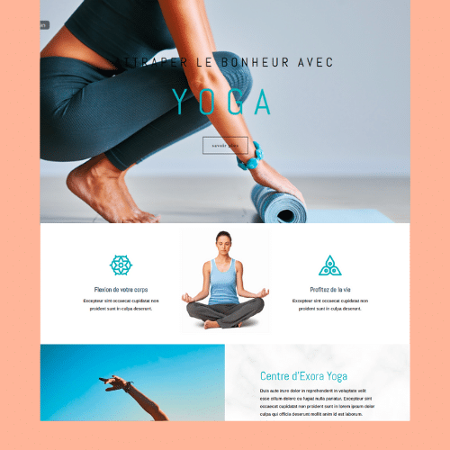 Modèle de site internet pour sport, loisirs et hôtellerie n°21