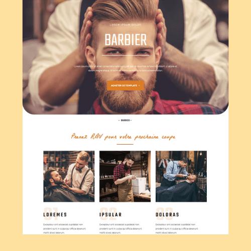 Modèle de site internet pour institut de beauté n°27