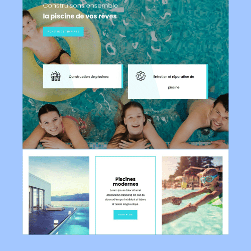 Modèle de site internet pour services à la personne n°34