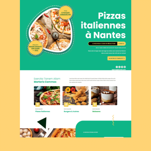 Modèle de site internet pour restaurant n°29