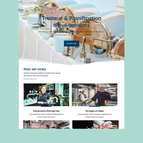 Modèle de site internet pour restaurant n°47