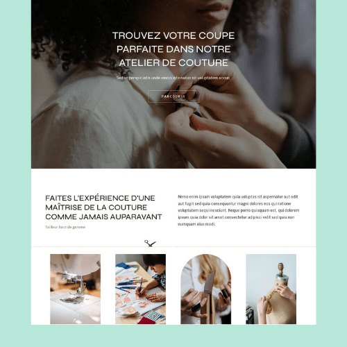 Modèle de site internet pour services à la personne n°6