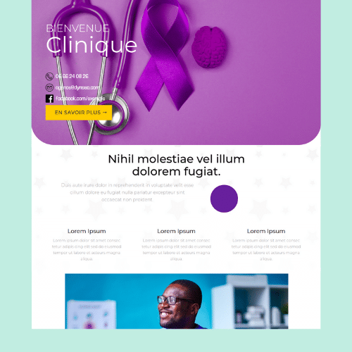 Modèle de site internet pour clinique et cabinet médical n°27