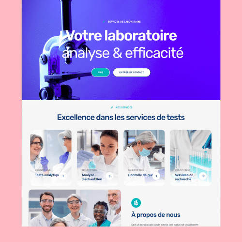Modèle de site internet pour clinique et cabinet médical n°31