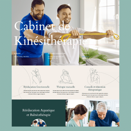 Modèle de site internet pour clinique et cabinet médical n°39