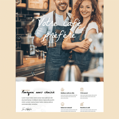 Modèle de site internet pour restaurant n°31
