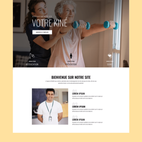 Modèle de site internet pour clinique et cabinet médical n°22