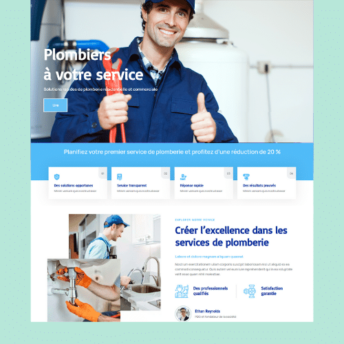 Modèle de site internet pour services à la personne n°14