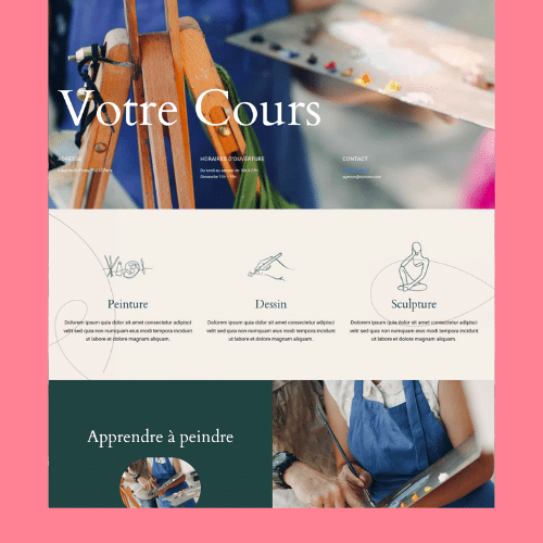 Modèle de site internet pour services à la personne n°32