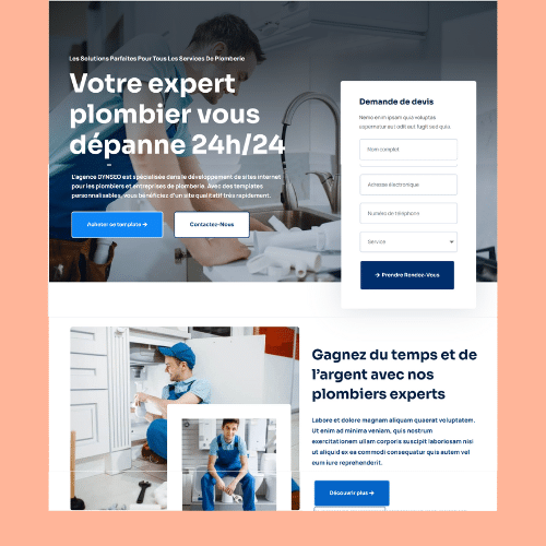 Site Plombier Nancy DYNSEO