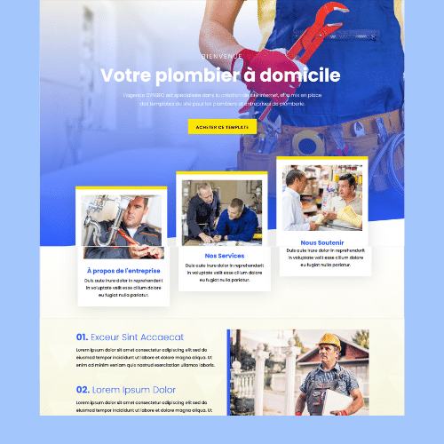 Modèle de site internet pour services à la personne n°40