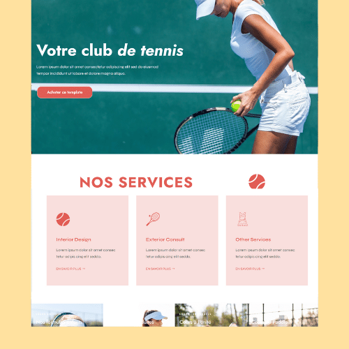 Site Club Tennis Caen DYNSEO