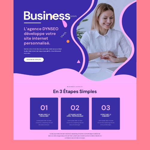 Modèle de site internet pour entreprise n°16
