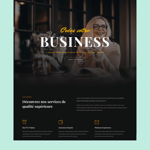 Modèle de site internet pour entreprise n°17