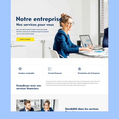 Modèle de site internet pour entreprise n°18