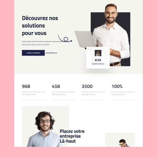 Modèle de site internet pour entreprise n°20