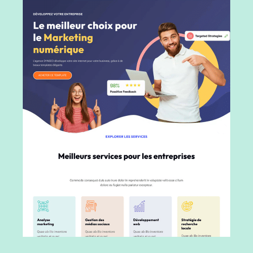 Modèle de site internet pour entreprise n°24