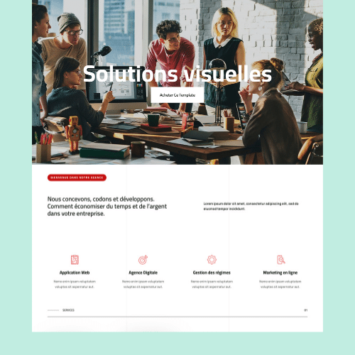 Modèle de site internet pour entreprise n°31