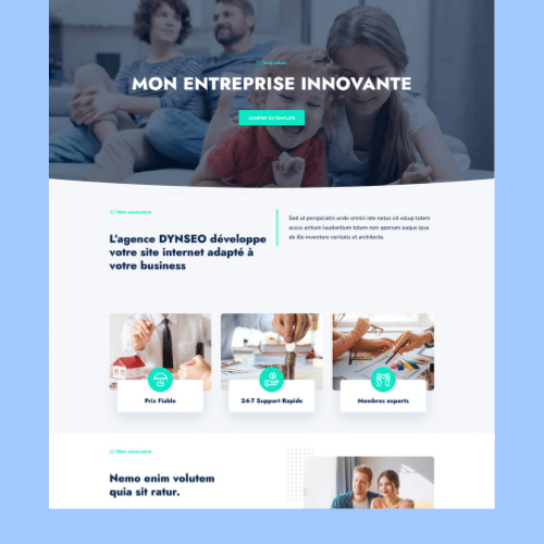 Modèle de site internet pour entreprise n°5