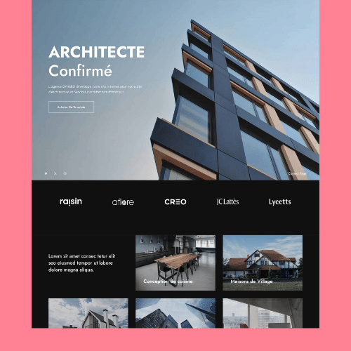 Modèle de site internet pour entreprise n°65