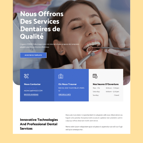 Site Clinique Dentaire Rouen DYNSEO