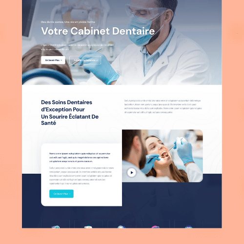 Modèle de site internet pour clinique et cabinet médical n°42