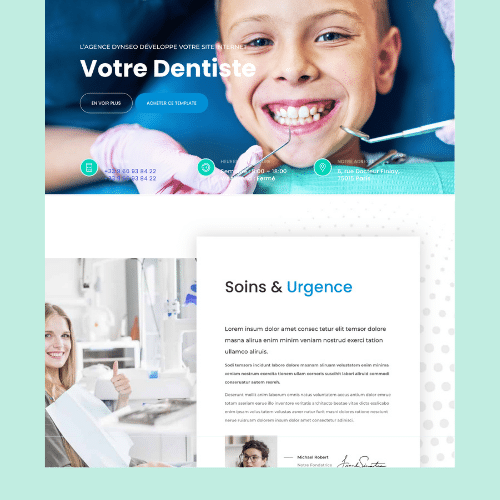 Modèle de site internet pour clinique et cabinet médical n°43