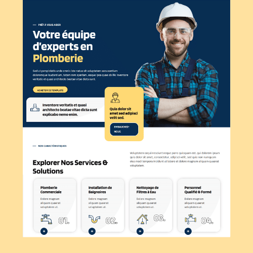 Modèle de site internet pour entreprise de services à la personne n°39
