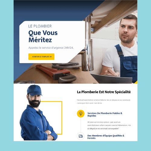 Modèle de site internet pour services à la personne n°41