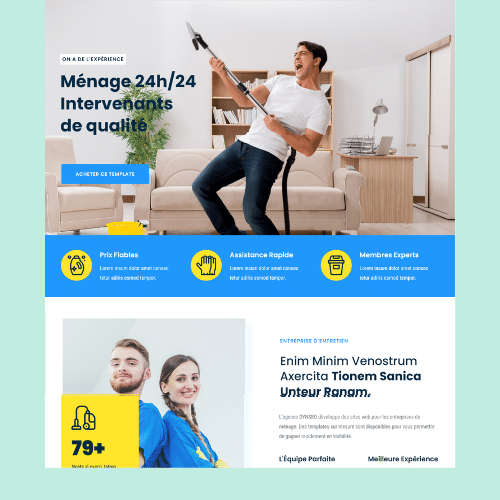 Modèle de site internet pour services à la personne n°48