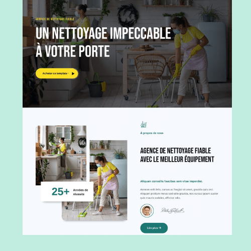 Modèle de site internet pour entreprise de services à la personne n°45
