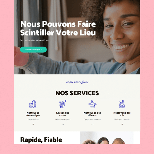 Modèle de site internet pour services à la personne n°46