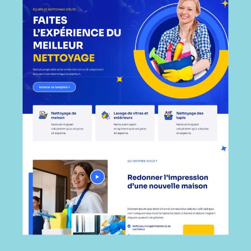 Modèle de site internet pour services à la personne n°47