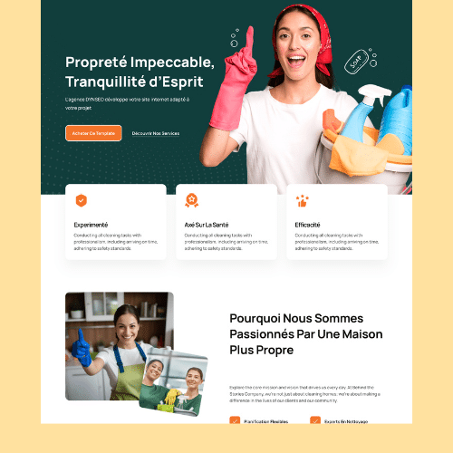 Modèle de site internet pour entreprise de services à la personne n°52