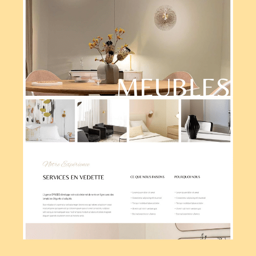 Site Magasin Meubles Saint-Étienne DYNSEO