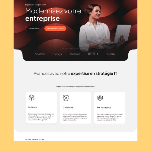 Modèle de site internet pour entreprise n°73