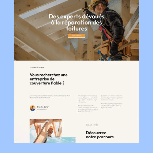 Modèle de site internet pour services à la personne n°53