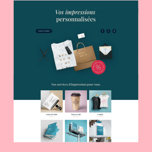 Boutique E-commerce Impression Limoges DYNSEO
