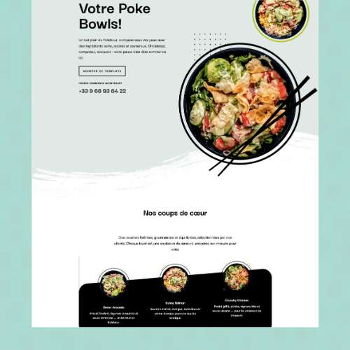 Site Restaurant Poke Bowl Argenteuil DYNSEO