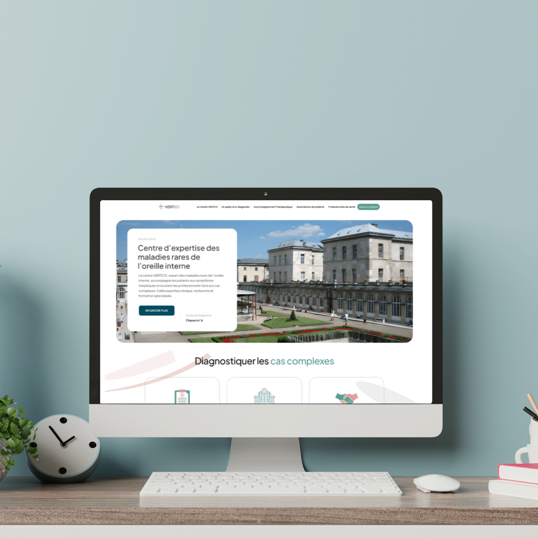 Site internet Centre Oreille VERTICO