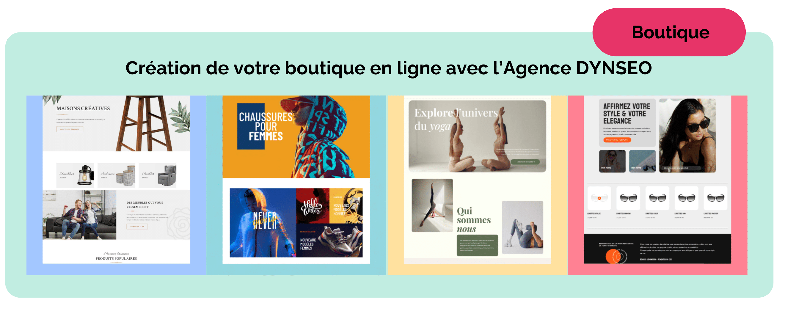 Service de création boutique WooCommerce DYNSEO