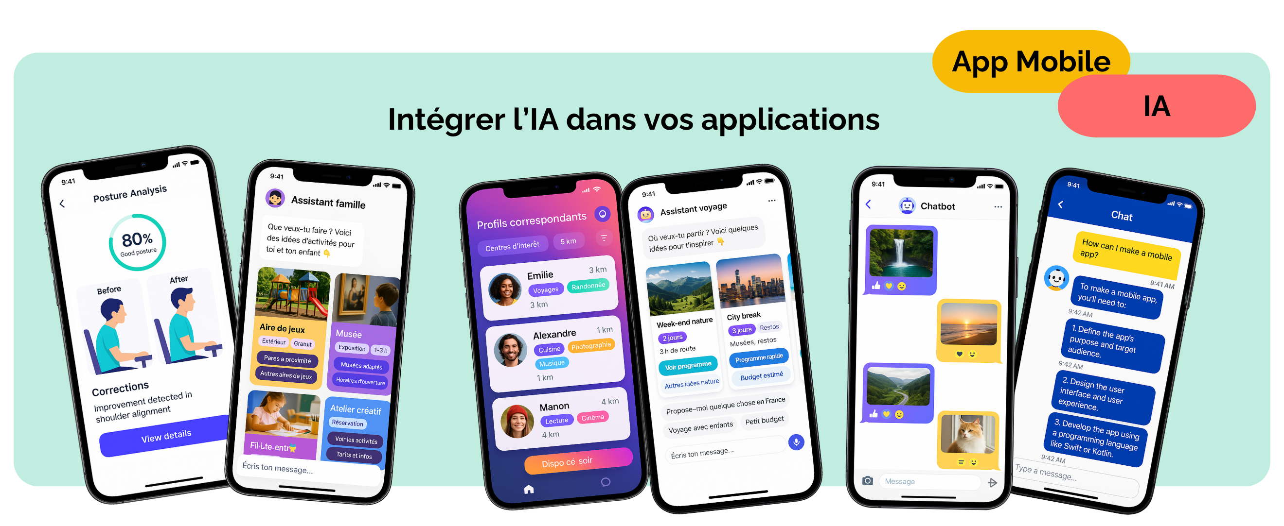 Intégration IA dans les applications mobiles