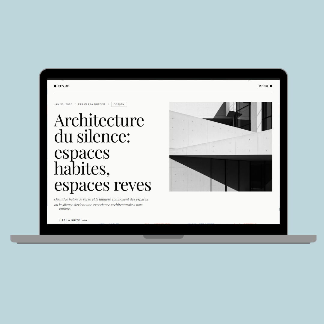 Magazine d'architecture